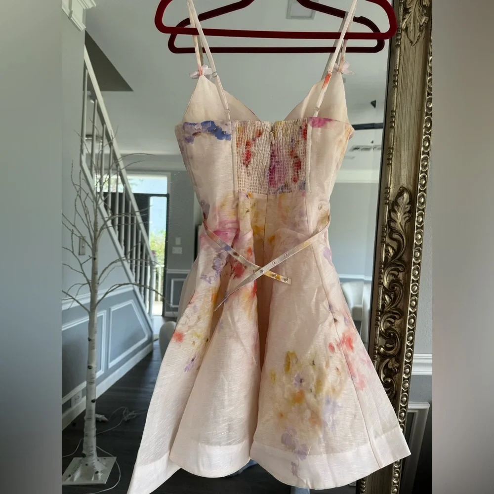 Zimmerman crush twist Cream Dress size 3 XLARGE - Picture 7 of 7